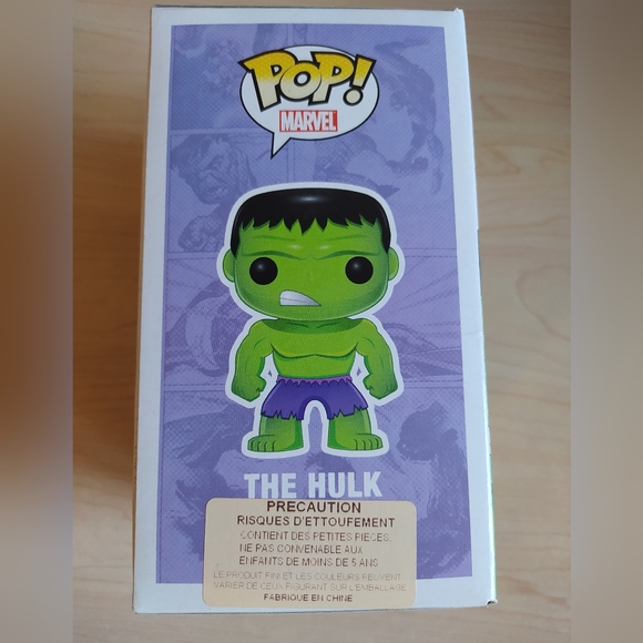 Funko Pop Marvel The Hulk Vinyl Bobble-head 08 - Picture 4 of 6